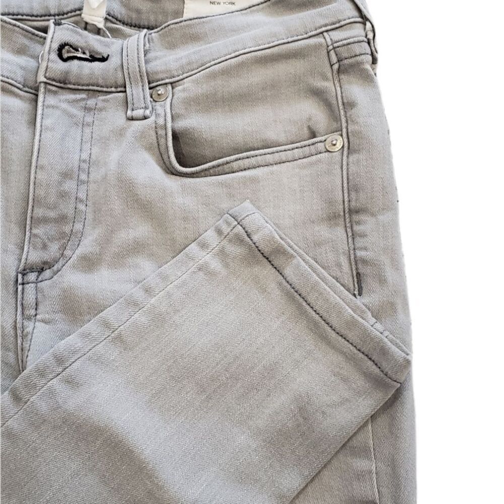 Rag & Bone Light Gray Burmese Ankle Skinny Jeans 25 - Picture 2 of 3